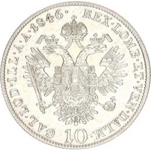Ferdinand V. (1835-1848), 10 kr. 1846 A