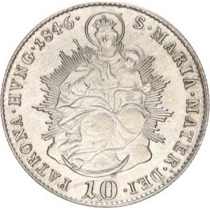 Ferdinand V. (1835-1848), 10 kr. 1846 B