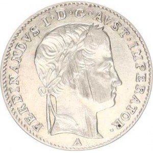 Ferdinand V. (1835-1848), 3 kr. 1835 A - FERDINANDVS R, zc. nep. just.