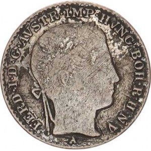 Ferdinand V. (1835-1848), 3 kr. 1846 A patina, tém.