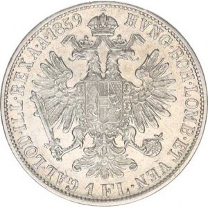 František Josef I.(1848-1918), Zlatník 1859 A - bez tečky za REX
