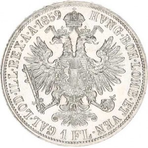 František Josef I.(1848-1918), Zlatník 1859 A - tečka za REX