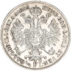 František Josef I.(1848-1918), 1/4 Zlatník 1858 A