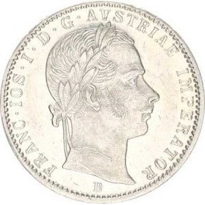 František Josef I.(1848-1918), 1/4 Zlatník 1859 B, rysky, jinak