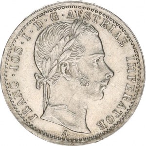 František Josef I.(1848-1918), 1/4 Zlatník 1862 A