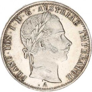 František Josef I.(1848-1918), 1/4 Zlatník 1865 A RR, tém.