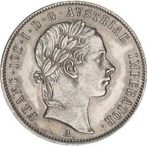 František Josef I.(1848-1918), 20 kr. 1852 A - hlava vpravo