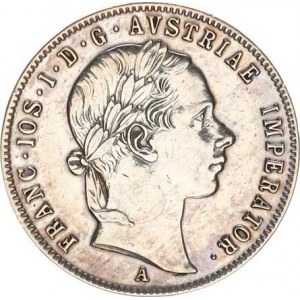 František Josef I.(1848-1918), 20 kr. 1852 A - hlava vpravo, čistěno