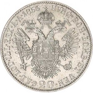 František Josef I.(1848-1918), 20 kr. 1856 B