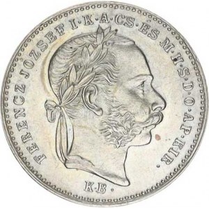 František Josef I.(1848-1918), 20 kr. 1872 KB R, tém.