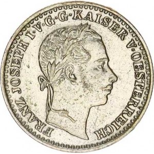 František Josef I.(1848-1918), 10 kr. 1865 V R