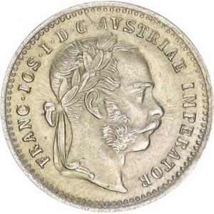 František Josef I.(1848-1918), 10 kr. 1872 b.zn.