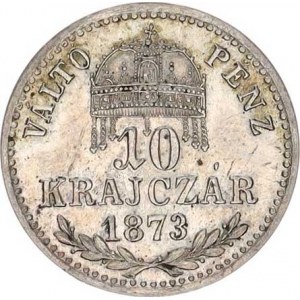 František Josef I.(1848-1918), 10 kr. 1873 KB