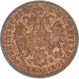 František Josef I.(1848-1918), 1 kr. 1859 A, vada stř.