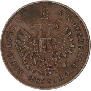 František Josef I.(1848-1918), 5/10 kr. 1858 M R, dr. oxyd.