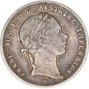 František Josef I.(1848-1918), 1/2 Lira 1854 V RR