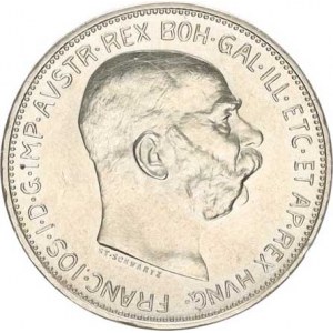 František Josef I.(1848-1918), 2 Koruna 1913 b.zn.