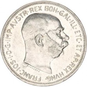 František Josef I.(1848-1918), 2 Koruna 1913 b.zn.