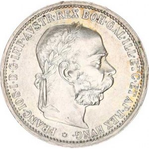 František Josef I.(1848-1918), 1 Koruna 1893 b.zn.