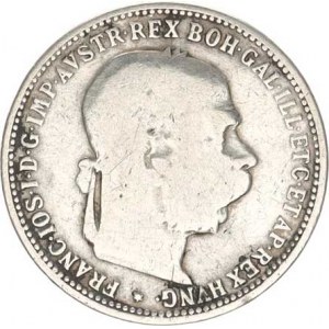 František Josef I.(1848-1918), 1 Koruna 1893 b.zn.