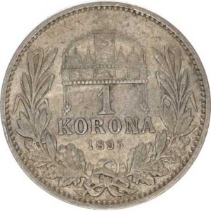 František Josef I.(1848-1918), 1 Koruna 1895 KB