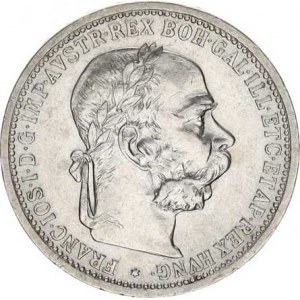 František Josef I.(1848-1918), 1 Koruna 1903 b.zn., tém.