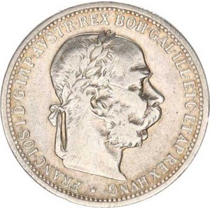 František Josef I.(1848-1918), 1 Koruna 1907 b.zn. RR, tém.