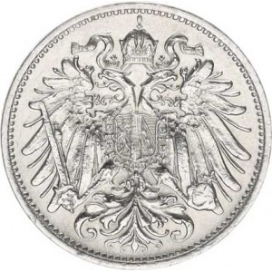 František Josef I.(1848-1918), 20 hal. 1911 b.zn.