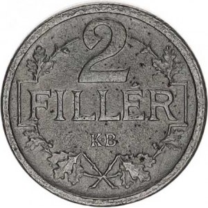 František Josef I.(1848-1918), 2 Fillér 1917 KB, tém.