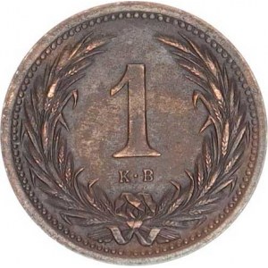 František Josef I.(1848-1918), 1 Fillér 1914 KB RR 1,655 g