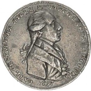 Medaile Rakousko - Uhersko, Carl Ludwig (1771-1847), vévoda Rakouský a Těšínský, poprsí zprav