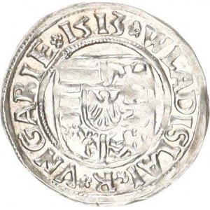 Vladislav II. (1490-1516), Denár 1513 KG Hus.811