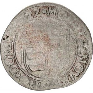Ludvig II. (1516-1526), Groschen 1522 L B Rethy 299 RR, mělká ražba