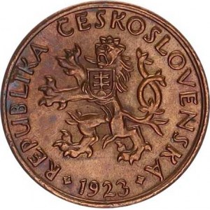 Údobí let 1918-1938, 5 hal. 1923