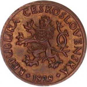 Údobí let 1918-1938, 5 hal. 1929