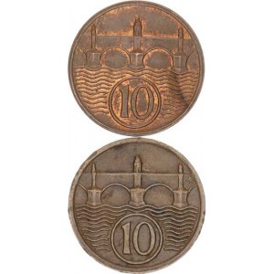 Údobí let 1918-1938, 10 hal. 1924, 1938 2 ks