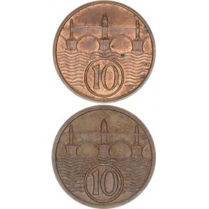 Údobí let 1918-1938, 10 hal. 1934, 1937 2 ks