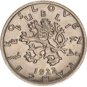 Údobí let 1918-1938, 50 hal. 1922