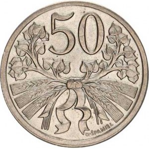 Údobí let 1918-1938, 50 hal. 1924