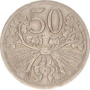 Údobí let 1918-1938, 50 hal. 1927