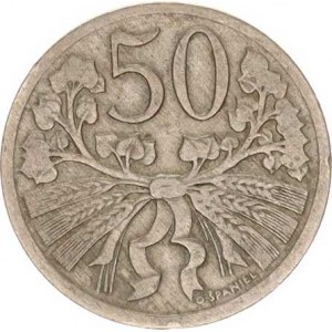 Údobí let 1918-1938, 50 hal. 1927