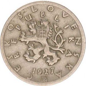 Údobí let 1918-1938, 50 hal. 1927