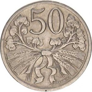 Údobí let 1918-1938, 50 hal. 1927