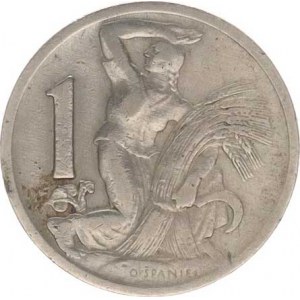 Údobí let 1918-1938, 1 Kč 1929