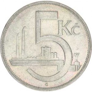 Údobí let 1918-1938, 5 Kč 1932 R, tém.