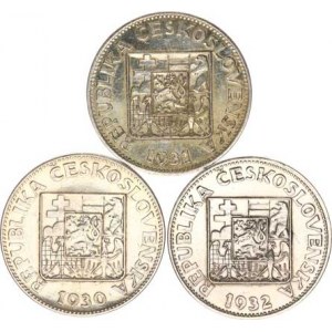 Údobí let 1918-1938, 10 Kč 1930, 1931, 1932 3 ks