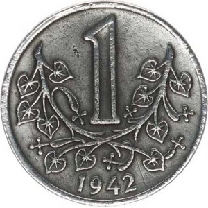 Protektorát Čechy a Morava (1939-1945), 1 Koruna 1942