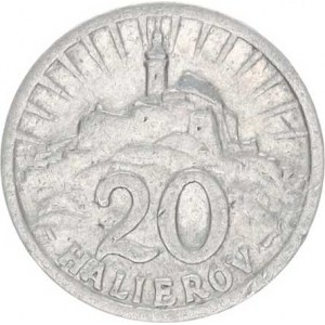 Slovensko (1939-1945), 20 hal. 1942 Al R Nov. 27, nep. hr.