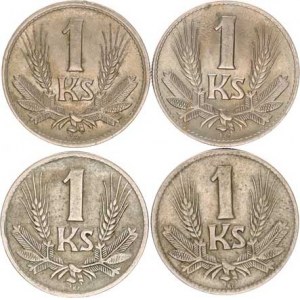 Slovensko (1939-1945), 1 KS 1940, 1941, 1942, 1945 4 ks