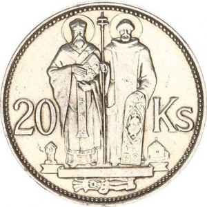 Slovensko (1939-1945), 20 KS 1941 - Cyril a Metoděj, jednoduchý kříž